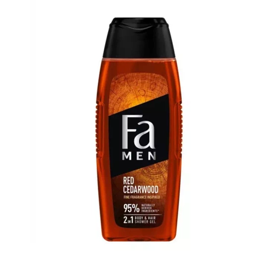 Fa Men Red Cedarwood żel pod prysznic 2w1 400 ml