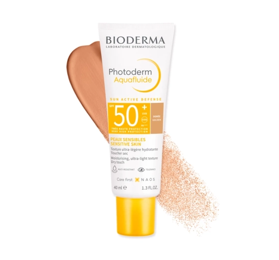 Bioderma Photoderm Aquafluide ultralekki fluid SPF50 Golden 40 ml