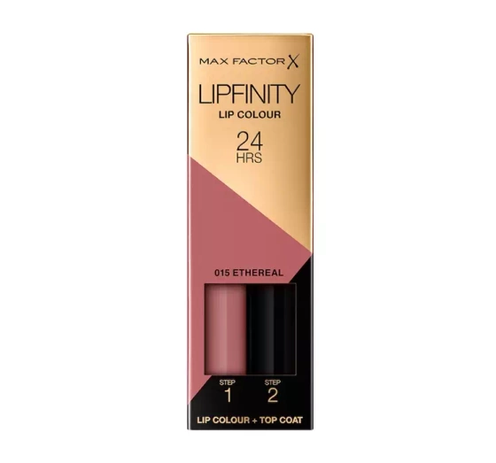 Max Factor Lipfinity pomadka 015 Ethereal 2,3 ml Top Coat 1,9 g