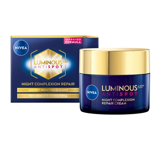 NIVEA Luminous630 krem do twarzy na przebarwienia na noc 50 ml