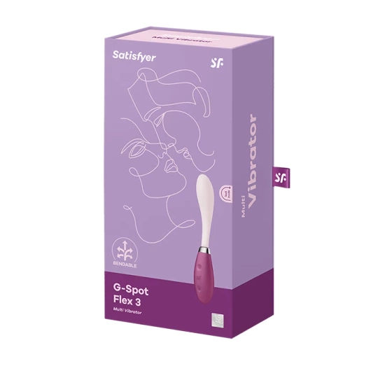 SATISFYER G-SPOT FLEX 3 WIBRATOR PUNKTU G PINK