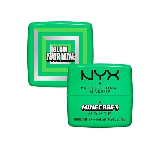NYX Professional Makeup × A Minecraft Movie kremowy rozświetlacz do twarzy 01 Blow Your Mine 8 g