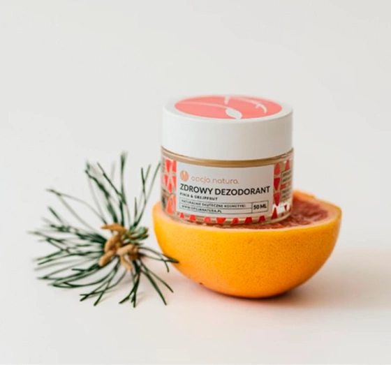 Opcja Natura zdrowy dezodorant w kremie Pinia & Grejpfrut 50 ml