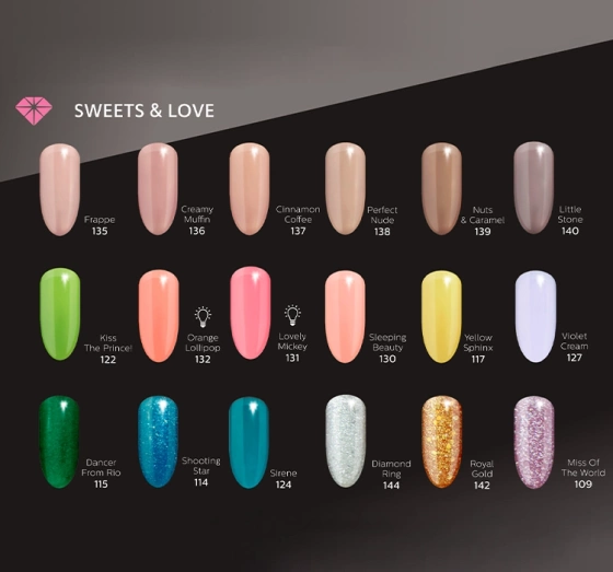 Semilac Sweets & Love lakier hybrydowy 138 Perfect Nude 7 ml