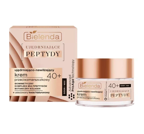 Bielenda Ujędrniające Peptydy krem przeciwzmarszczkowy na dzień i na noc 40 50 ml