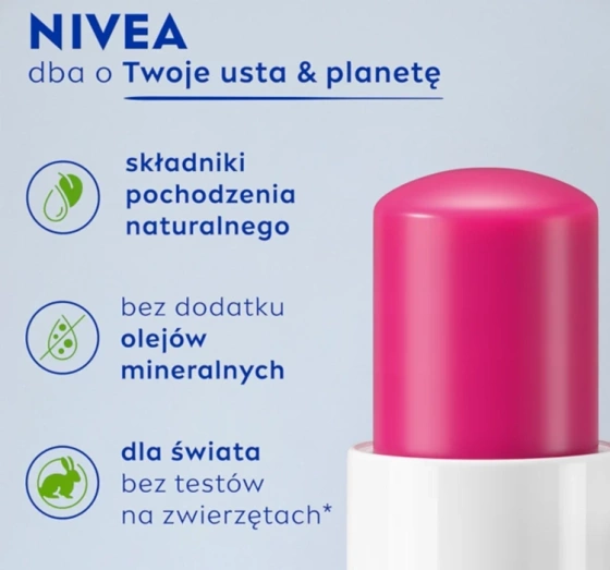 NIVEA pielęgnująca pomadka do ust Watermelon Shine 4,8 g
