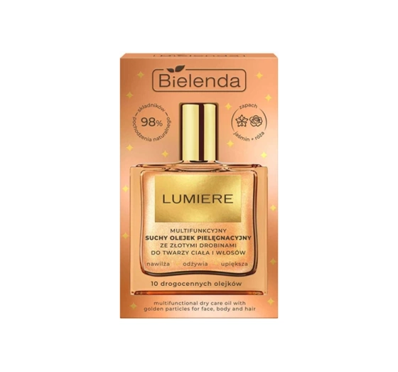 Bielenda Lumiere multifunkcyjny suchy olejek do twarzy, ciała i włosów 50 ml
