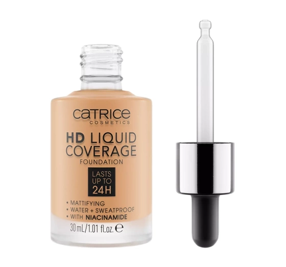 Catrice HD Liquid Coverage płynny podkład kryjący 034 Medium Beige 30 ml
