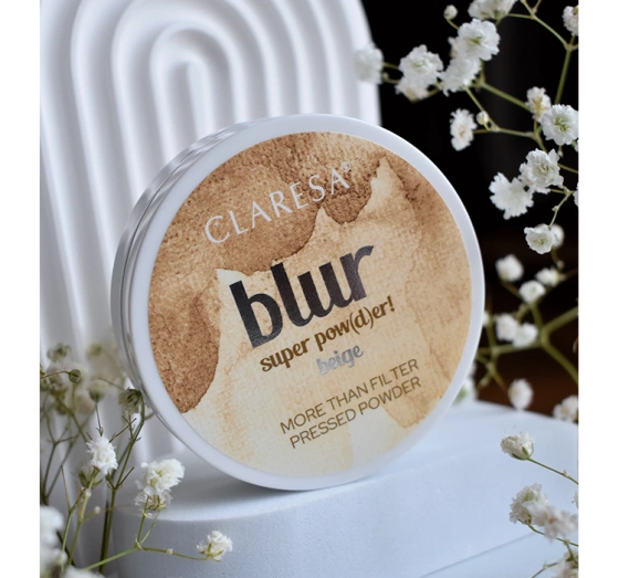 Claresa Blur Super Pow(d)er Beige prasowany puder do twarzy 10 g