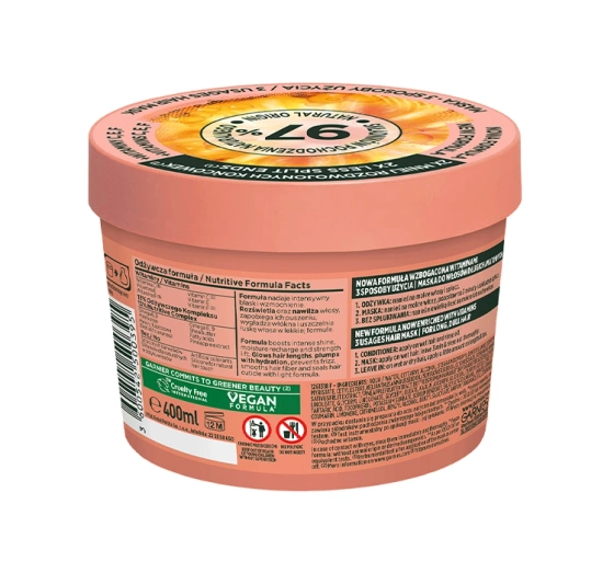 Garnier Fructis Hair Food Pineapple maska do włosów długich i matowych 400 ml