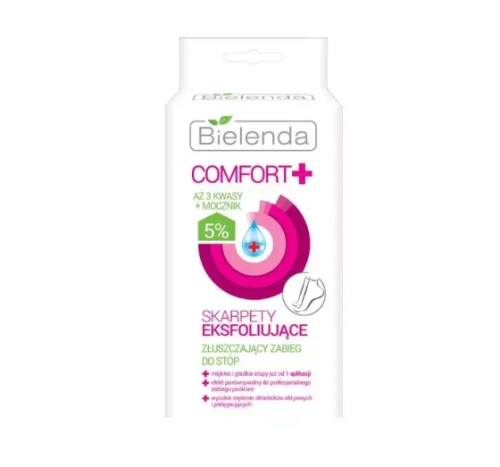 Bielenda Comfort skarpety eksfoliujące do stóp 2 x 20 ml