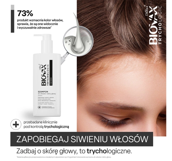 Biovax Trychologic Siwienie szampon do włosów 200 ml