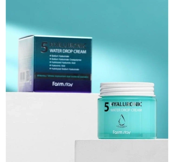 Farmstay Hyaluronic 5 nawilżający krem z kwasem hialuronowym 80 ml
