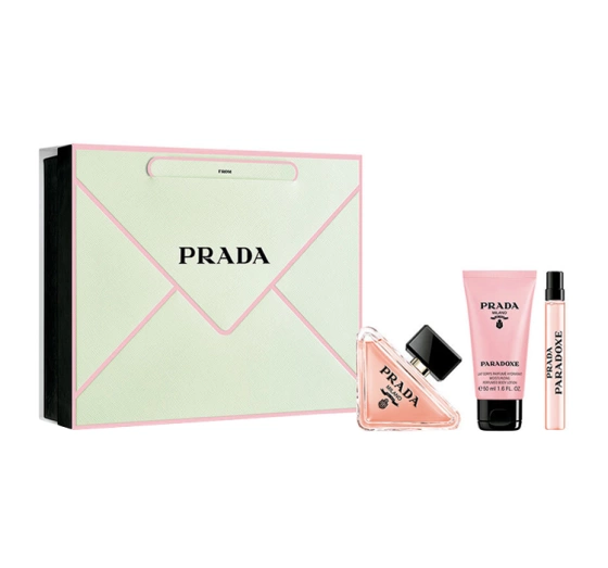 Prada Paradoxe woda perfumowana spray 90 ml 10 ml balsam do ciała 50 ml