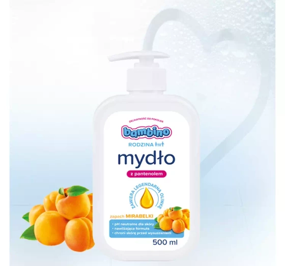 Bambino Rodzina mydło z pantenolem Mirabelka 500 ml