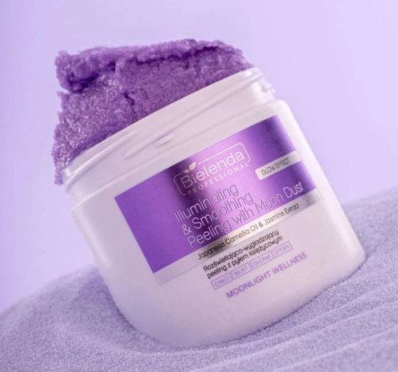Bielenda Professional Moonlight Wellness rozświetlająco-wygładzający peeling 550 g