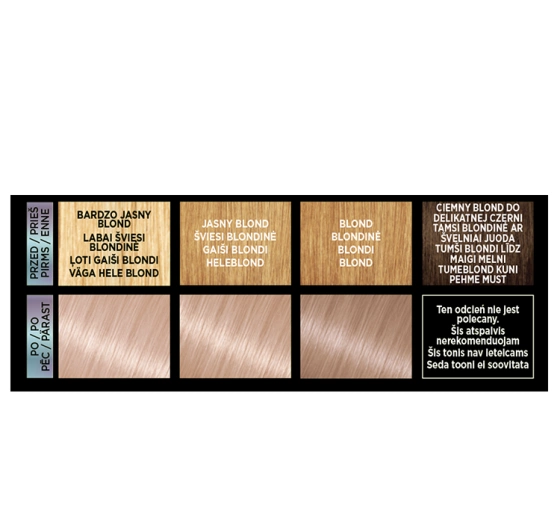 L'Oréal Paris Preference Cool Blondes farba do włosów 9.12 Bardzo Jasny Popielaty Beżowy Blond