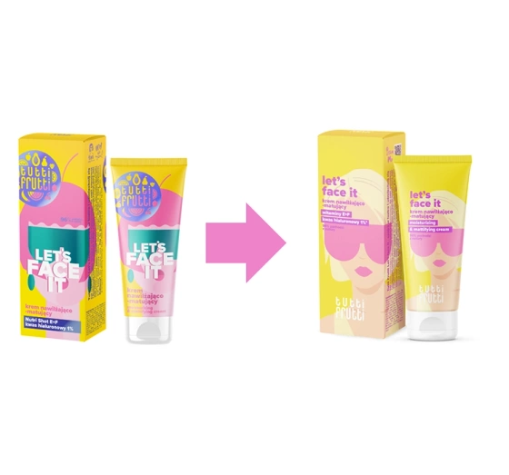 Farmona Tutti Frutti Let's Face It nawilżająco-matujący krem do twarzy 50 ml