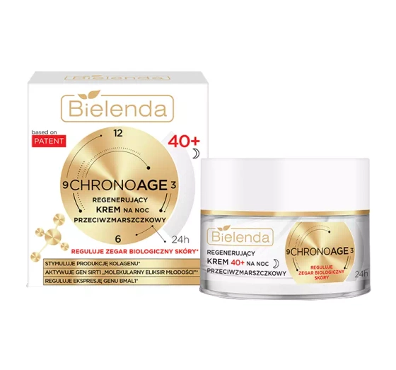 Bielenda Chrono Age 24h regenerujący krem przeciwzmarszczkowy 40 na noc 50 ml