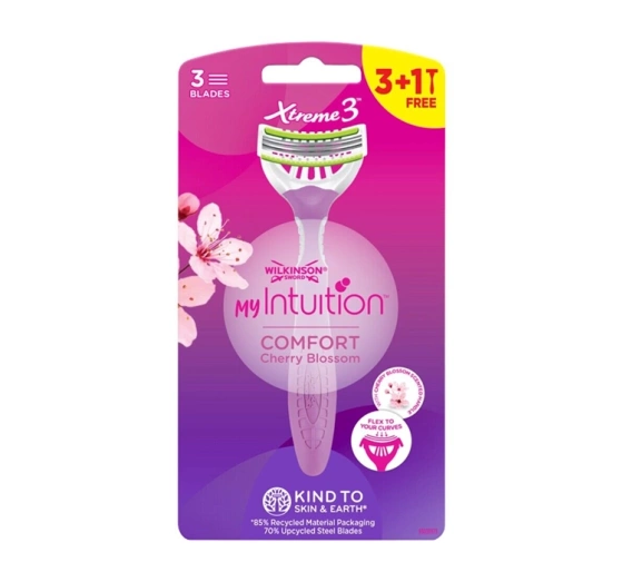 Wilkinson Sword Xtreme3 Comfort jednorazowe maszynki do golenia dla kobiet Cherry Blossom 4 sztuki