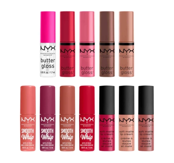 NYX Professional Makeup × Home Alone zestaw mini błyszczyków do ust