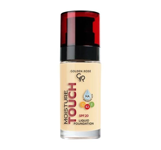 Golden Rose Moisture Touch SPF20 nawilżający podkład do twarzy 101 30 ml
