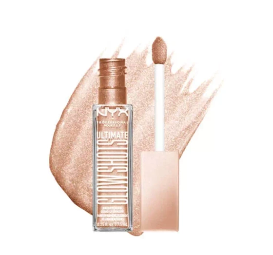 NYX Professional Makeup Glow Shots błyszczący cień do powiek 05 Highkey Lychee 7,5 ml