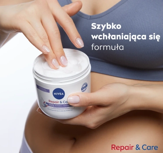 NIVEA Repair&Care krem nawilżająco-ochronny do ciała, twarzy i dłoni 400 ml