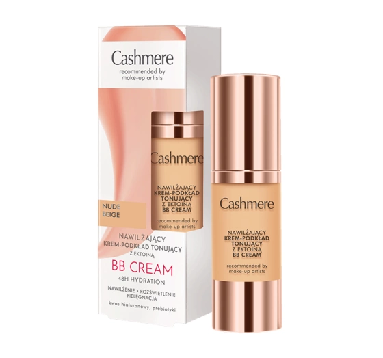 Cashmere BB Cream nawilżający krem-podkład tonujący z ektoiną Nude Beige 30 ml