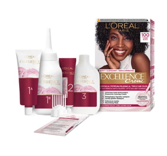 L'Oréal Paris Excellence Créme farba do włosów 100 Czerń