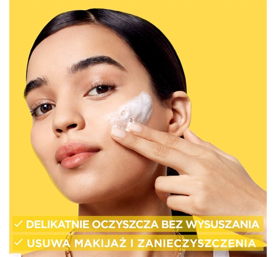 Garnier Vitamin C delikatna emulsja do mycia twarzy skóra matowa o nierównym kolorycie 250 ml