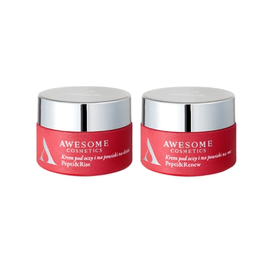 Awesome Cosmetics Pepti&More zestaw kremów pod oczy Pepti&Rise Pepti&Renew 2 x 10 ml
