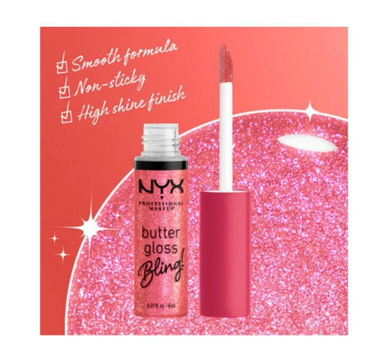 NYX Professional Makeup Butter Gloss Bling błyszczyk do ust 05 She Got Money 8 ml
