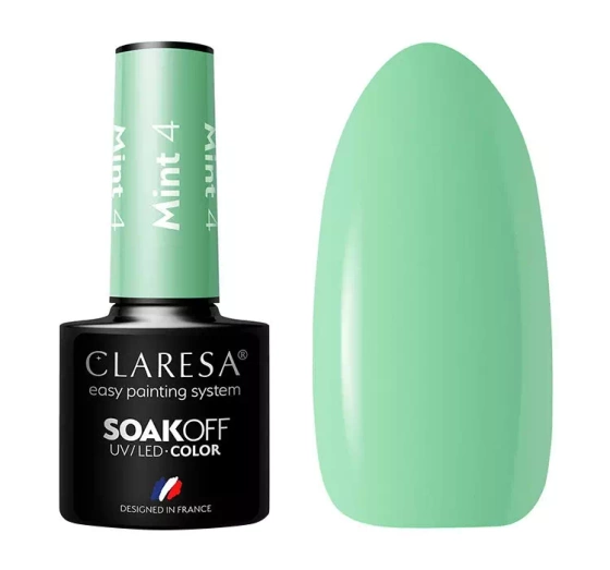 Claresa hybrydowy lakier do paznokci Mint 4 5 g