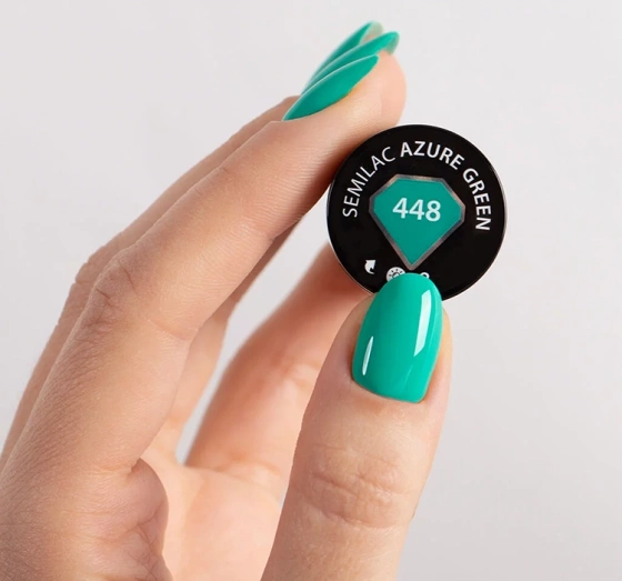 Semilac Neonz lakier hybrydowy 448 Azure Green 7 ml