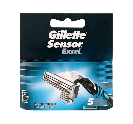 Gillette Sensor Excel wkłady do maszynki do golenia dla mężczyzn 5 sztuk