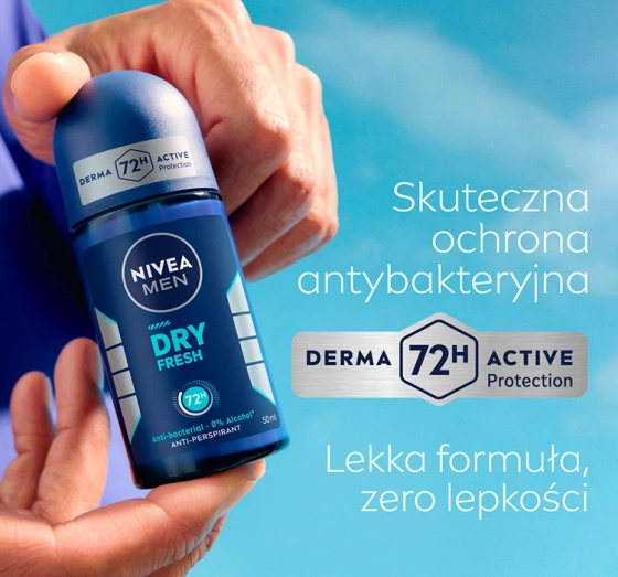 NIVEA MEN Dry Fresh antyperspirant roll-on dla mężczyzn 50 ml