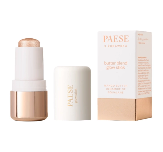 Paese x Żurawska Butter Blend Glow Stick masełkowy rozświetlacz do twarzy w sticku 01 Fresco 6 g