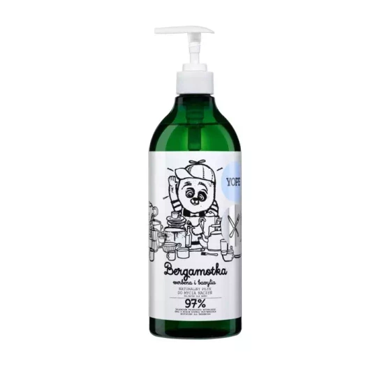 Yope Naturalny płyn do mycia naczyń Bergamotka 750ml