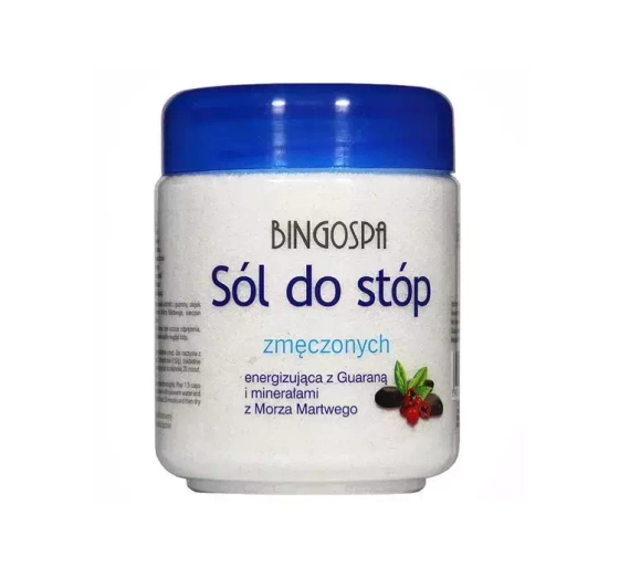 BingoSpa sól do zmęczonych stóp z Guaraną i Minerałami z Morza Martwego 550 g