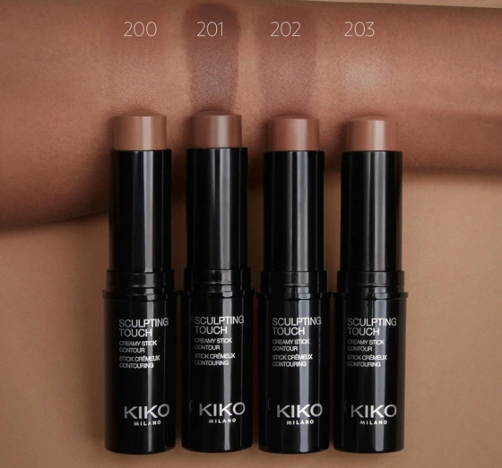 KIKO Milano Sculpting Touch kremowy sztyft do konturowania twarzy 202 Ebony 10g