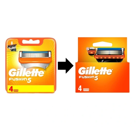 Gillette Fusion5 wkłady do maszynki do golenia dla mężczyzn 4 sztuki