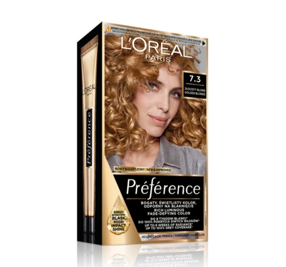 L’Oréal Paris Préférence farba do włosów 7.3 Złocisty Blond