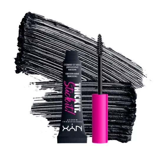 NYX Professional Makeup Thick It Stick It brow mascara tusz do brwi 08 Black 7 ml