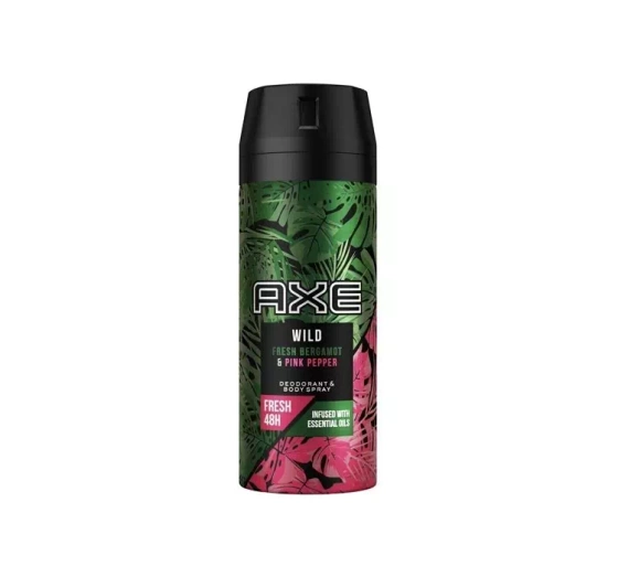 Axe Wild Fresh Bergamot & Pink Pepper dezodorant spray 150 ml