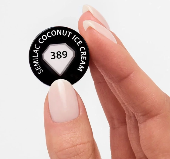 Semilac Soulmate Mix lakier hybrydowy 389 Coconut Ice Cream 7 ml