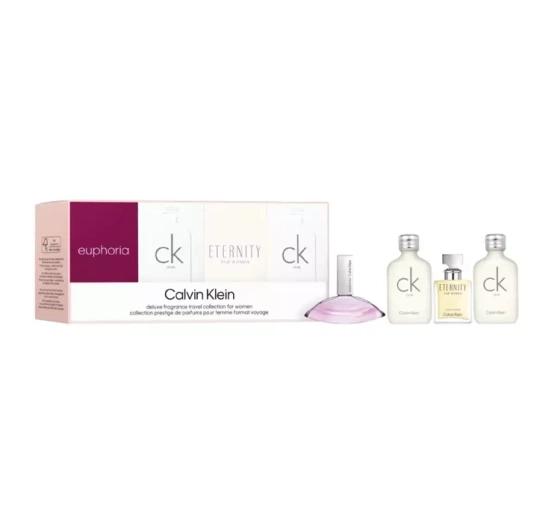 Calvin Klein woda perfumowana Euphoria Woman 4 ml Eternity for Women 5 ml woda toaletowa CK One 2 x 5 ml