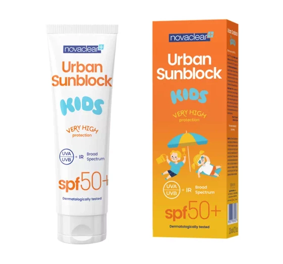 Novaclear Urban Sunblock Kids ochronny krem do twarzy i ciała dla dzieci SPF50 125 ml