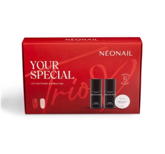 NeoNail Your Special Trio zestaw do manicure hybrydowego z pyłkiem