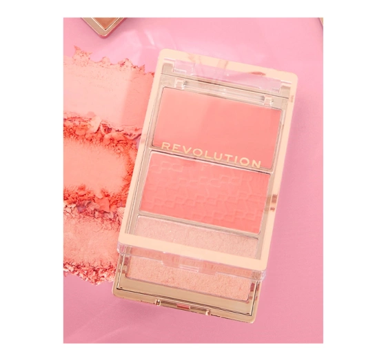 Makeup Revolution Icon Blush paleta różów Authentic Peach 9,8g